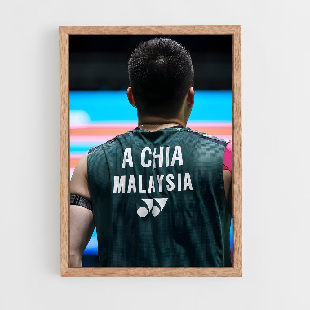 Poster Aaron chia – affiche Badminton (vue 4)